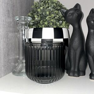 Black Glass Vase/Planter From IKEA
